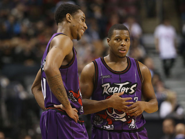 VIDEO: Raptors' DeRozan, Lowry continue comedy duo antics