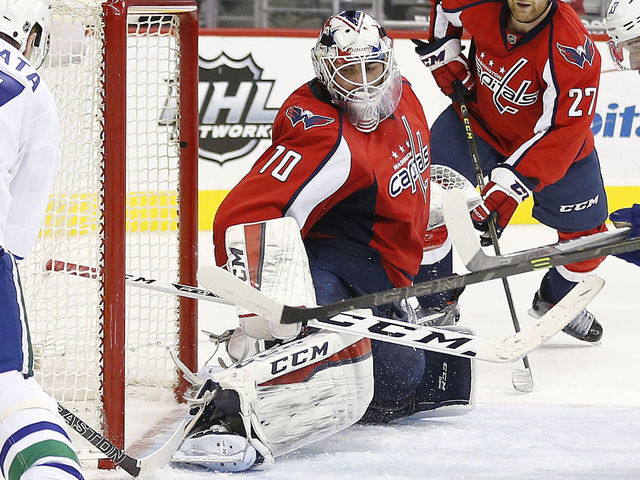 Capitals' Holtby 'guessing' dehydration caused vision loss vs. Rangers