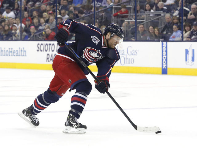 Tortorella wants disciplined Hartnell when Blue Jackets face Flames