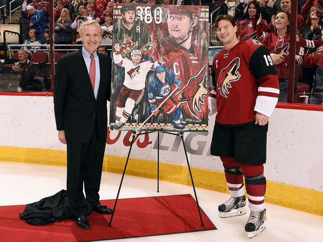 Coyotes honor Doan for franchise-leading 380th goal