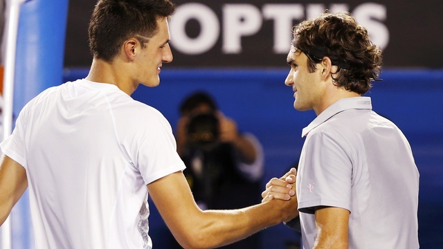 Tomic says Federer is 'nowhere near Novak's tennis'