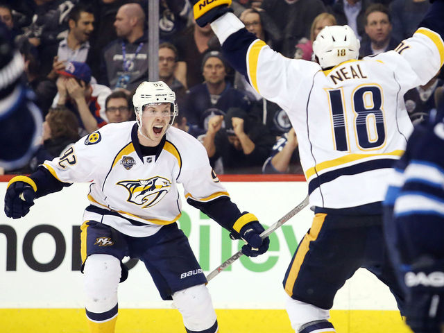 Johansen credits defined role as No. 1 center for early success in Nashville
