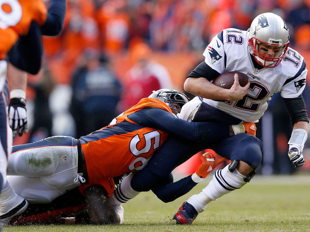 Broncos player on sacking Tom Brady: 'I tried to rub my nuts on his face'