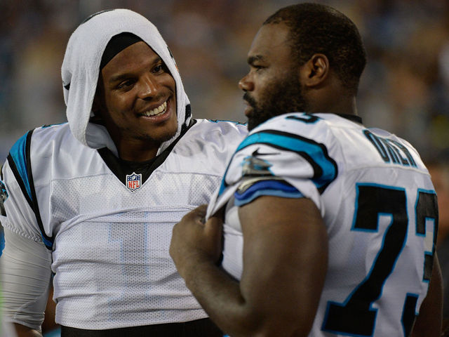 Newton to Oher: 'I need you' to play in Carolina