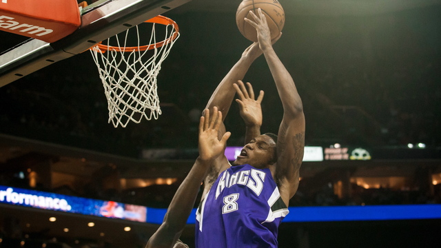 Kings' Gay out Thursday vs. Pelicans with eye injury