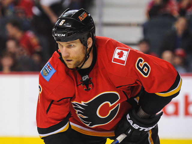 Flames' Wideman scratched for Saturday's game vs. Canucks