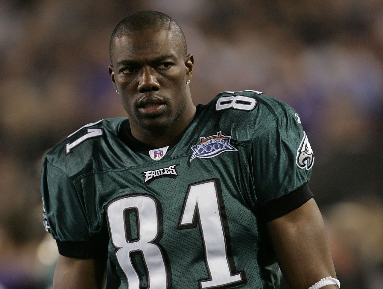 Philadelphia Eagles wide receiver Terrell Owens. Super Bowl XXXIX, News  Photo - Getty Images