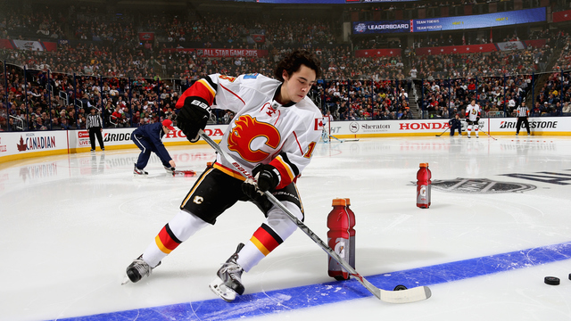 John Scott in Hardest Shot; Gaudreau left out of Breakaway Challenge