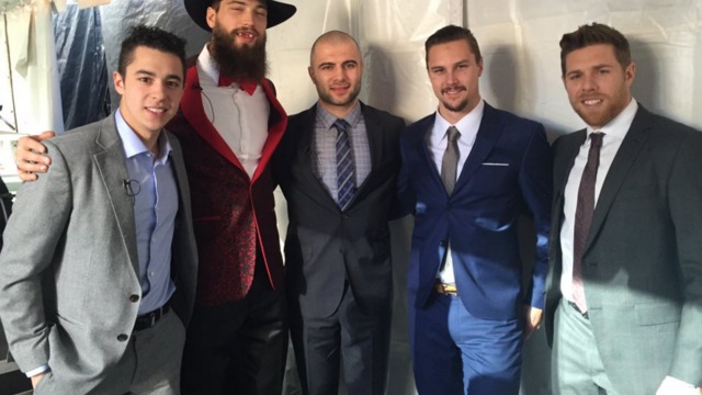 Brent Burns steals the show on All-Star red carpet