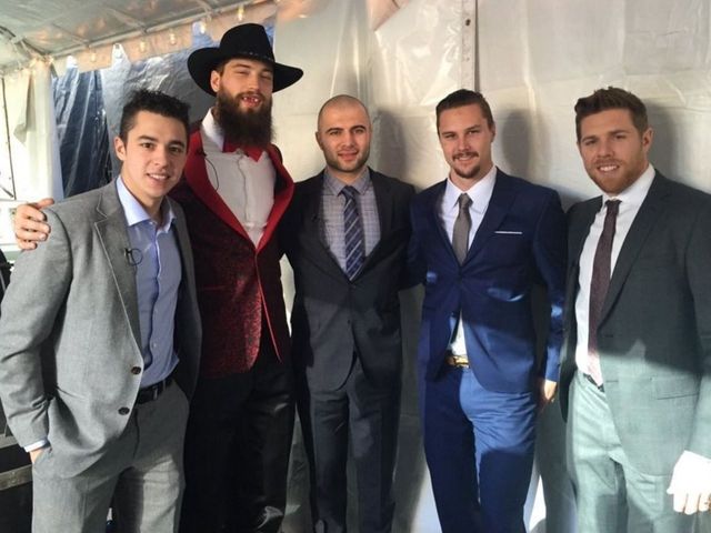 Brent Burns steals the show on All-Star red carpet