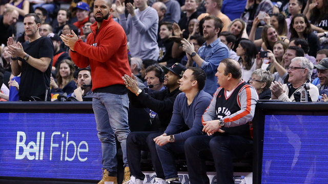 VIDEO: Drake gets hype over Bismack Biyombo's rejection on Baynes