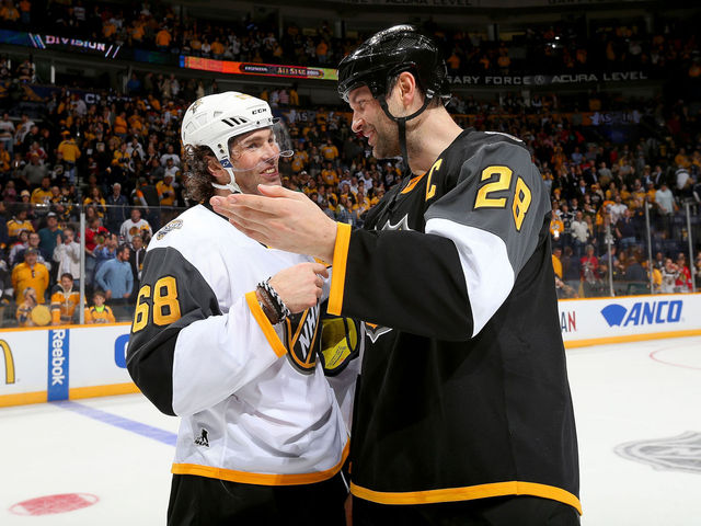 Jaromir Jagr happy for All-Star MVP Scott: 'I'm glad I lost today'