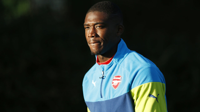 Arsenal striker Sanogo joins Charlton on loan until end of season