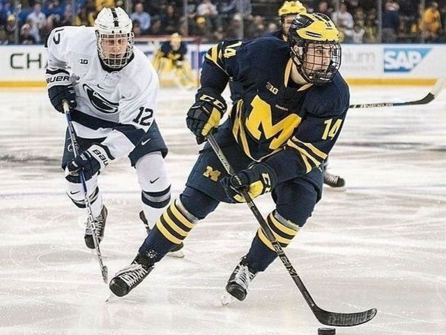 VIDEO: Blackhawks prospect Tyler Motte blown up by predatory hit
