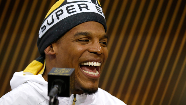 Watch: Cam Newton fumbles for words on '$100,000 Pyramid'