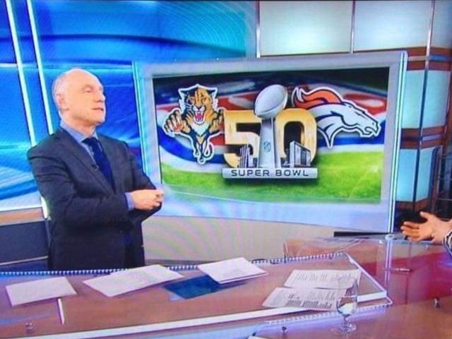 Newscast puts wrong Panthers in the Super Bowl
