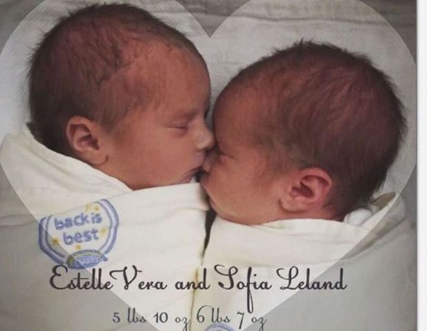 John Scott's wife gives birth to healthy twin girls
