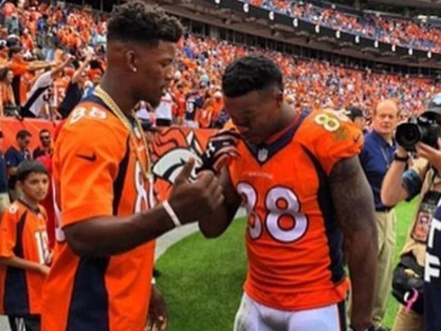 Bulls' Jimmy Butler cheering for DeMaryius Thomas in Super Bowl - ESPN -  Chicago Bulls Blog- ESPN