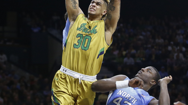 Notre Dame rallies to beat No. 2 North Carolina