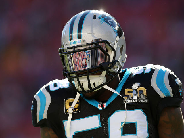 Thomas davis outlet super bowl jersey