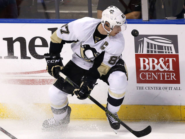 Sidney Crosby tops NHL's 3 stars with 8-point week