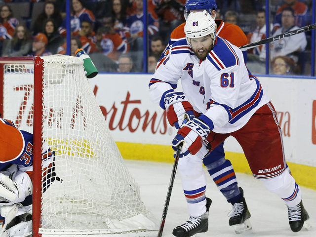 Rangers' Nash will miss 6th-straight game despite feeling better