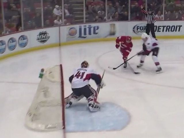 VIDEO: Red Wings' Zetterberg burns Phaneuf and goes shelf