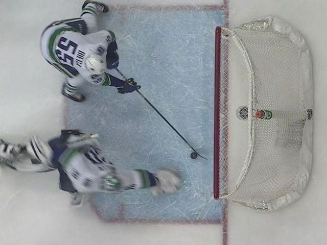 VIDEO: Canucks' Biega robs Chipchura of game-tying goal