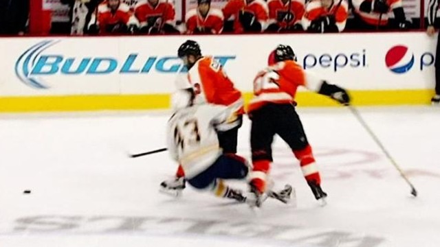 VIDEO: Flyers' Gudas crushes Sabres' Catenacci with devastating headshot