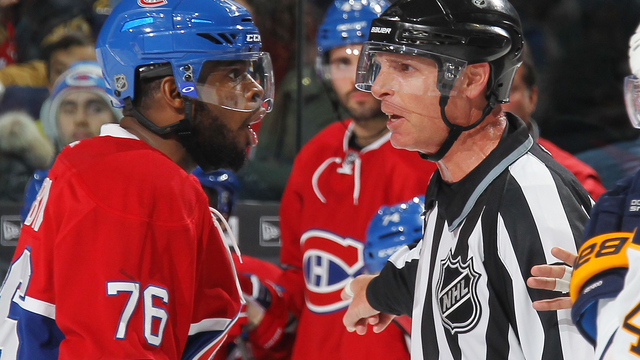 P.K. Subban baffled after linesman accidentally helps Sabres score empty-netter