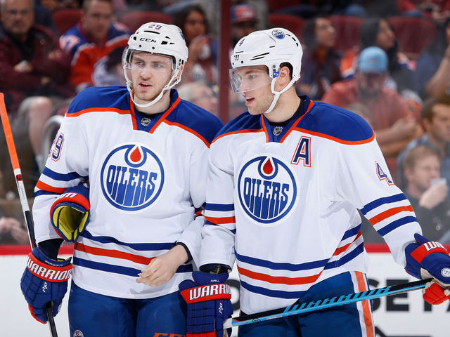 Oilers' McLellan breaks up struggling Draisaitl, Hall