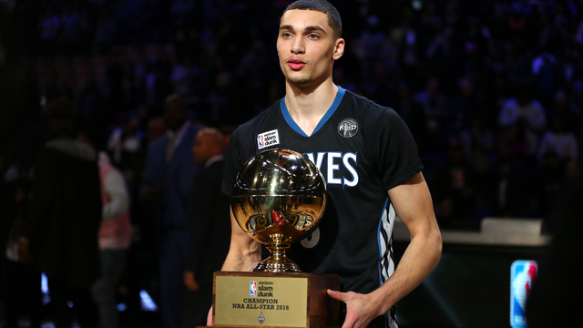 Zach LaVine uses slam dunk winnings to help deaf school