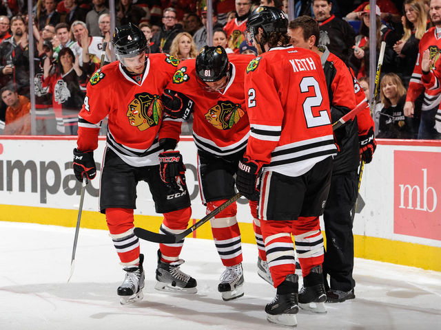 Blackhawks' Hossa 'could miss some time,' says Quenneville
