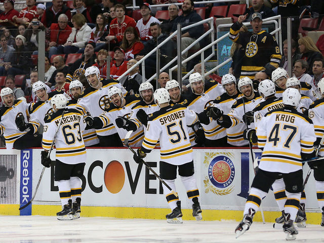 White-hot Brad Marchand records fastest goal in Bruins history