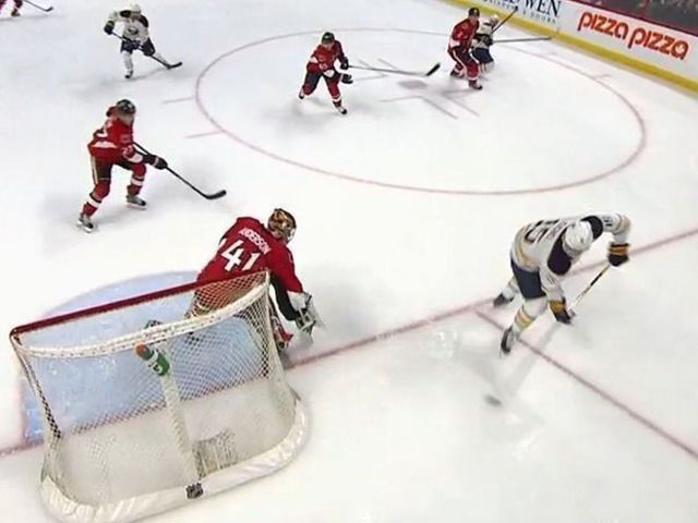 VIDEO: Eichel's no-look feed sets up Moulson's 1st goal in 45 games