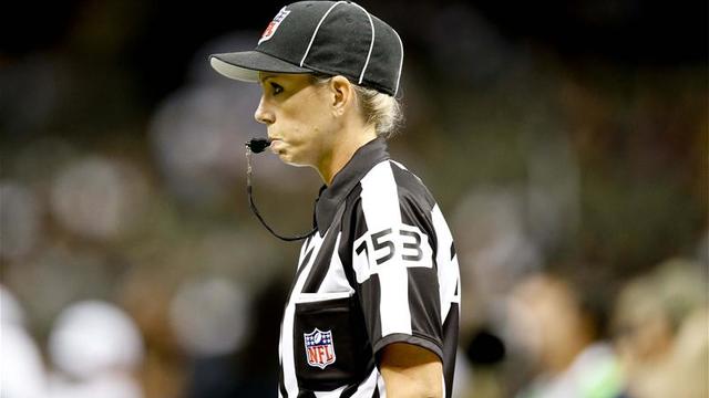 NFL's 1st female official felt pressure - after the season