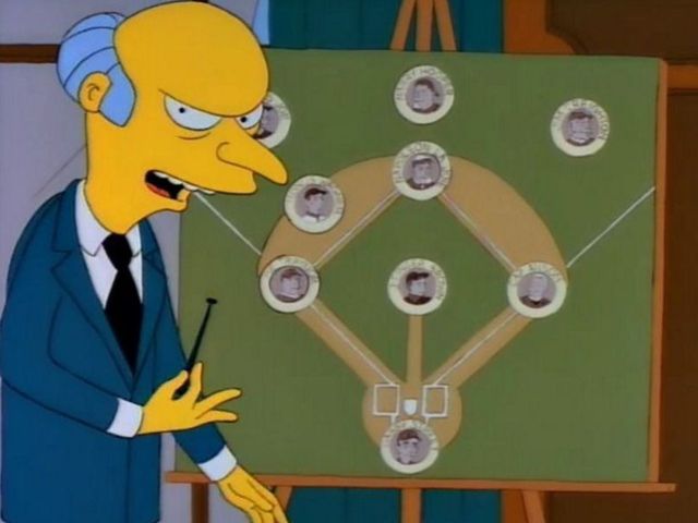 'The Simpsons' softball team with current MLB stars