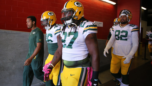 Report: Packers' Lacy packing on pounds once again