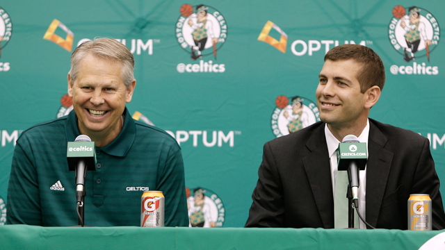 Celtics' Ainge defends deadline-day inactivity: 'No deals good enough'