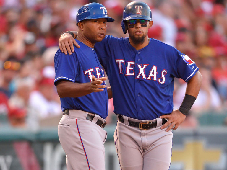 Rangers 3B coach Beasley to sing national anthem on Opening Day