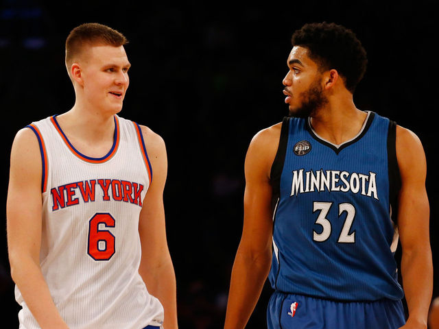 Towns, Porzingis headline NBA All-Rookie first team