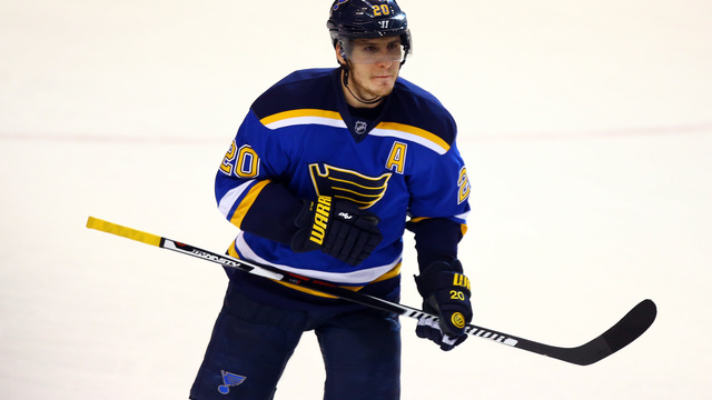 Blues' Steen out at least 4 weeks with upper-body injury