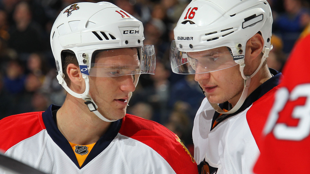 Panthers' Barkov expected to return Thursday, Huberdeau ruled out