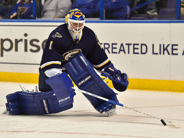 Blues lose Brian Elliott to lower-body injury