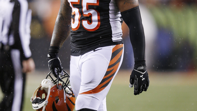 Report: Bengals' Burfict avoids fine for making contact with official