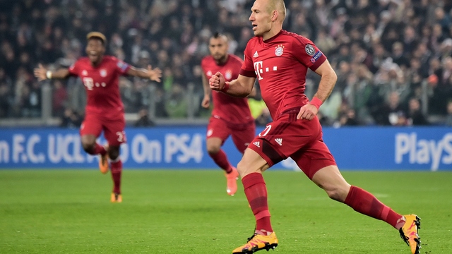 VIDEO: Robben's fine effort hands Bayern huge advantage vs. Juventus
