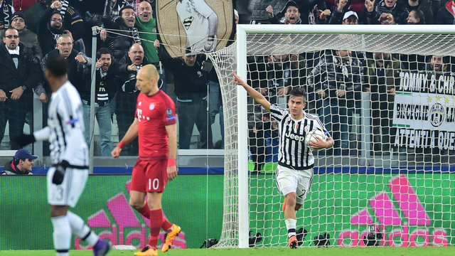 VIDEO: Dybala gives Juventus hope against Bayern with sliding finish