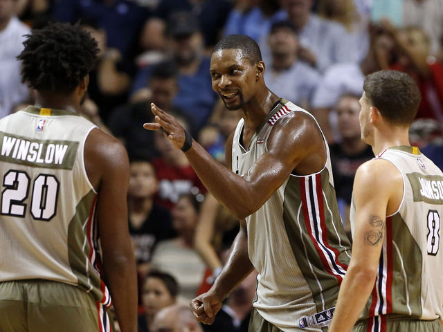 Bosh staying involved with Heat amidst health scare
