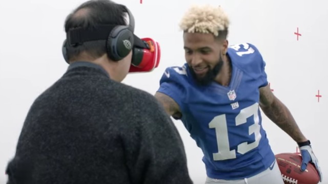 VIDEO: Odell Beckham Jr. uses virtual reality to surprise fans