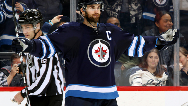 Jets trade Ladd to Blackhawks for Dano, 1st-round pick